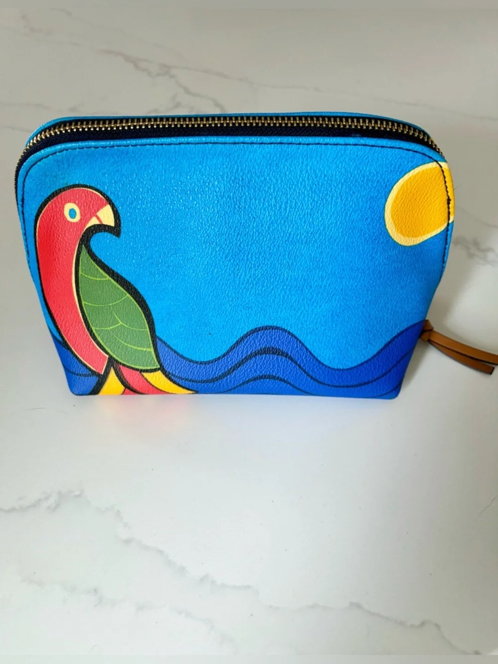 Tory Burch Kerrington Parrot Cosmetic Case